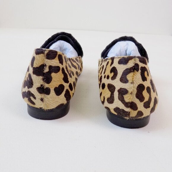 nwt Ariana Bohling alpaca loafers cheetah print - Picture 7 of 11